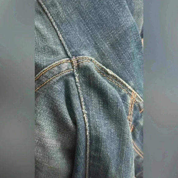 Mother Denim The Looker Fray Skinny Jeans, Size 27 - Picture 9 of 11